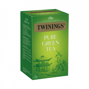 Twinings Pure Green Tea, Grüntee, Teebeutel im Kuvert, 40g